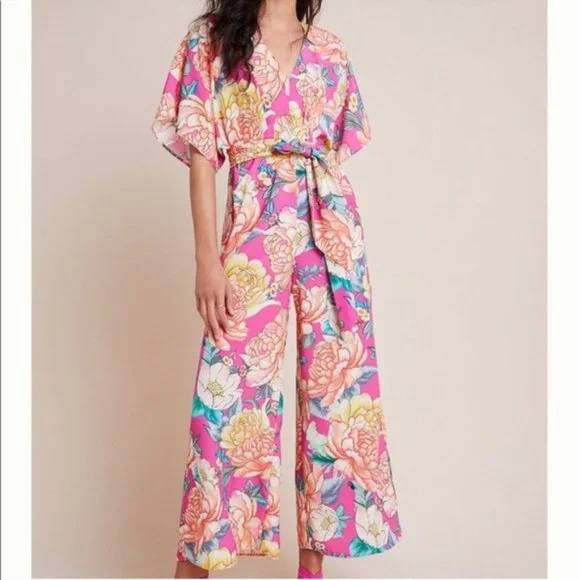 Farm Rio Eulalie Wide-Leg Jumpsuit - Picture 6 of 7